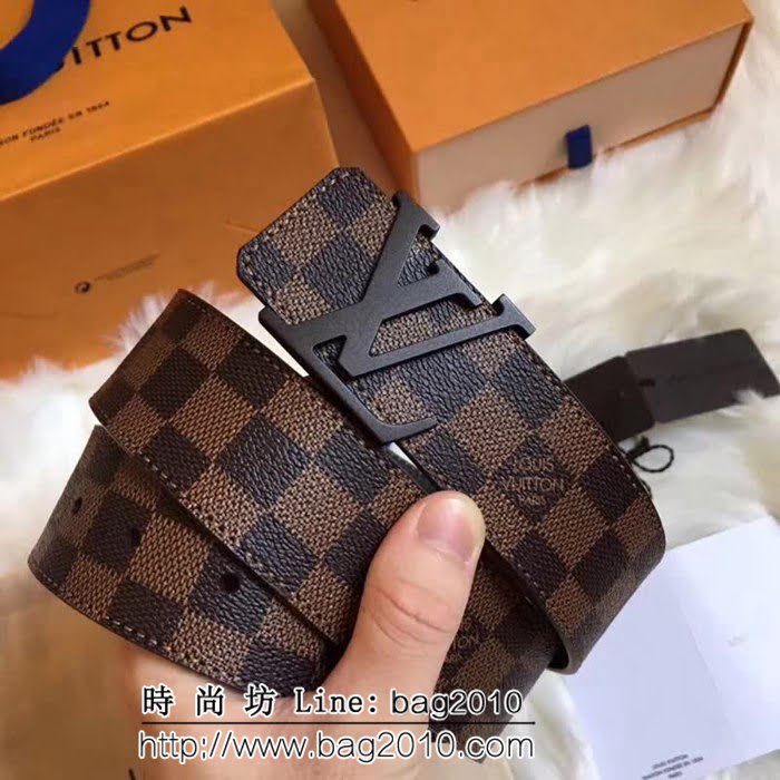 路易威登LV 扣皮帶系列 MADE in S ain 原單水貨M9807 高端男士皮帶 LHG1058